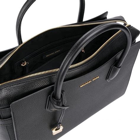 michael michael kors mercer medium pebbled leather belted satchel|mercer medium michael kors.